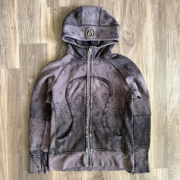 Lululemon Athletica Scuba Hoodie Jacket Sweatshirt Thumb Holes Women’s Size M/L - Picture 1 of 6